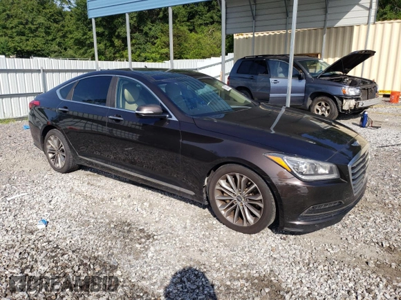 2015 Hyundai Genesis 3.8L with VIN KMHGN4JE6FU052540, listed as a Copart auction lot 65623874 with 237,718 mi miles and Salvage Title. Bid and sale history available at carsss.com. Image 4.
