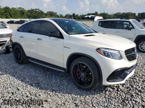 2018 Mercedes-Benz GLE 63 S AMG with VIN 4JGED7FB6JA119044, listed as a Copart auction lot 61832525 with 55,801 mi miles and Salvage title. Bid and sale history available at DreamBid. Image 4.