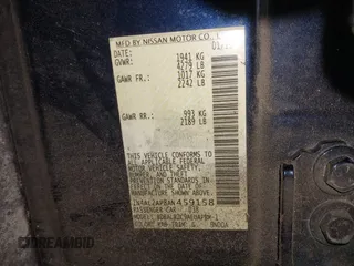 2010 Nissan Altima 2.5 SL with VIN 1N4AL2AP8AN459158, listed as a IAAI auction lot 41351849 with 203,215 mi miles. Bid and sale history available at carsss.com. Image 9.