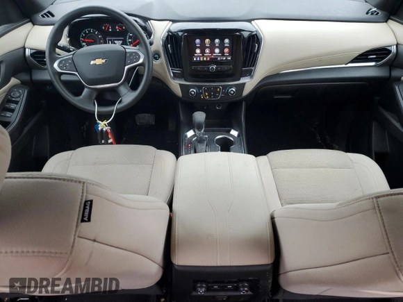 2024 Chevrolet Traverse LS with VIN 1GNESTKW7RJ139060, listed as a Copart auction lot 44083325 with 20,603 mi miles and Salvage title. Bid and sale history available at DreamBid. Image 8.