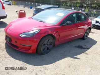 2023 Tesla Model 3 Long Range with VIN 5YJ3E1EBXPF603421, listed as a IAAI auction lot 42105037 with 13,186 mi miles and . Bid and sale history available at DreamBid. Image 21.