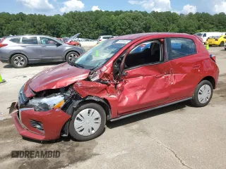 2024 Mitsubishi Mirage ES with VIN ML32AUHJ8RH008133, listed as a Copart auction lot 61581405 with 16,235 mi miles and Salvage title. Bid and sale history available at DreamBid. Image 1.