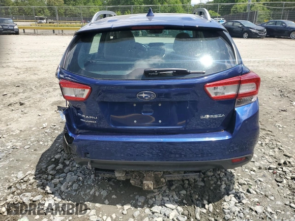 2018 Subaru Impreza Premium with VIN 4S3GTAD69J3718625, listed as a Copart auction lot 56623915 with 71,129 mi miles and Salvage title. Bid and sale history available at DreamBid. Image 6.