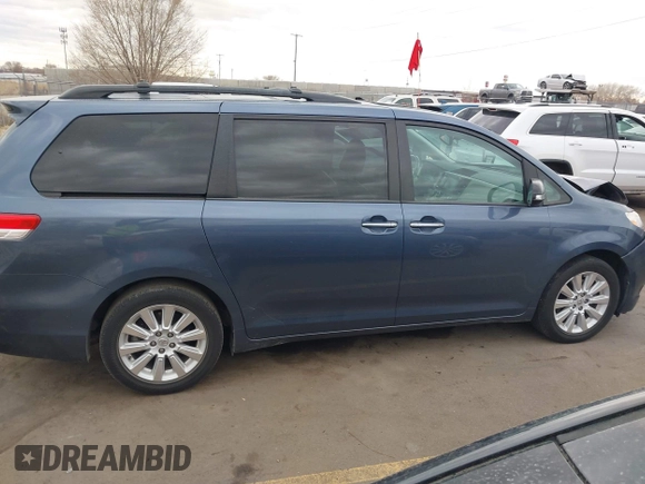 2013 Toyota Sienna XLE with VIN 5TDDK3DC1DS062849, listed as a IAAI auction lot 41510296 with 100,178 mi miles and . Bid and sale history available at DreamBid. Image 13.