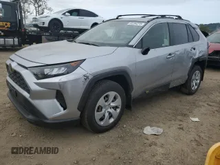 2019 Toyota RAV4 LE with VIN JTMH1RFV7KJ003899, listed as a Copart auction lot 52204315 with 27,491 mi miles and Salvage Title. Bid and sale history available at carsss.com. Image 1.
