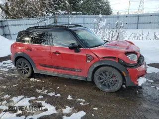 2021 MINI Countryman John Cooper Works with VIN WMZ33BS05M3N01273, listed as a Copart auction lot 82748524 with 52,091 mi miles and Salvage Title. Bid and sale history available at carsss.com. Image 4.