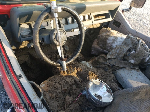 1990 Jeep Wrangler "S" with VIN 2J4FY19E9LJ539176, listed as a Copart auction lot 74684784 with 0 mi miles and Salvage Title. Bid and sale history available at carsss.com. Image 8.