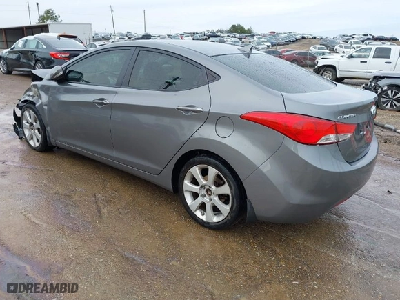 2013 Hyundai Elantra GLS PZEV with VIN 5NPDH4AE9DH421381, listed as a IAAI auction lot 41435537 with 253,528 mi miles. Bid and sale history available at carsss.com. Image 3.