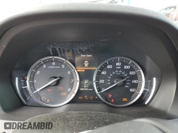 2019 Acura MDX Sport Hybrid w/Technology Pkg with VIN 5J8YD7H51KL001211, listed as a Copart auction lot 83173544 with 83,942 mi miles and Salvage Title. Bid and sale history available at carsss.com. Image 9.