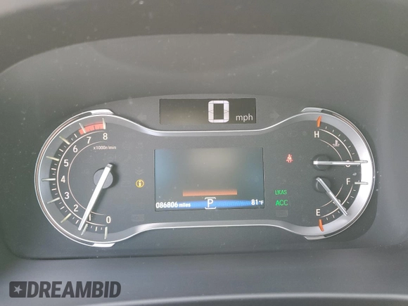 2016 Honda Pilot Touring with VIN 5FNYF6H92GB057531, listed as a Copart auction lot 54354145 with 86,806 mi miles and Salvage Title. Bid and sale history available at DreamBid. Image 9.