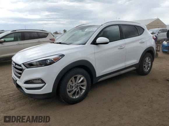2018 Hyundai Tucson SEL with VIN KM8J3CA4XJU617796, listed as a Copart auction lot 60863885 with 57,995 mi miles and Clean title. Bid and sale history available at DreamBid. Image 1.