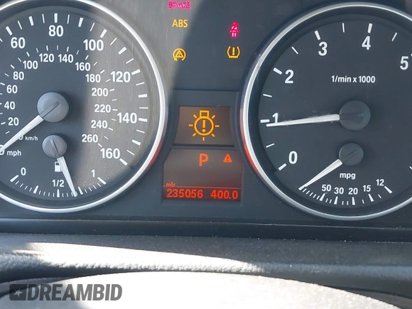 2007 BMW 3 Series 328i with VIN WBAVC53537FZ80538, listed as a IAAI auction lot 42675956 with 235,056 mi miles and . Bid and sale history available at DreamBid. Image 15.