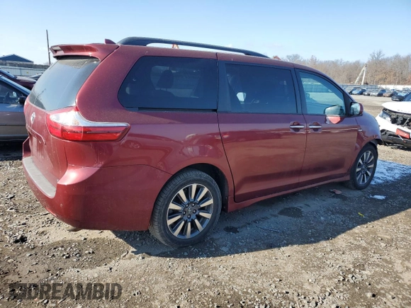 2018 Toyota Sienna XLE with VIN 5TDDZ3DC5JS190227, listed as a Copart auction lot 88759005 with 102,442 mi miles and Salvage Title. Bid and sale history available at carsss.com. Image 3.