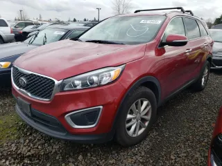 2018 Kia Sorento LX V6 with VIN 5XYPG4A55JG394165, listed as a Copart auction lot 43219405 with 120,382 mi miles and Clean Title. Bid and sale history available at carsss.com. Image 1.