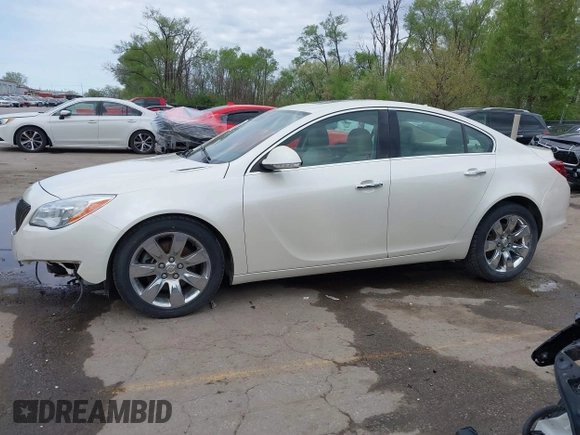 2014 Buick Regal Premium I with VIN 2G4GN5EX7E9159903, listed as a IAAI auction lot 42010680 with 192,589 mi miles and . Bid and sale history available at DreamBid. Image 14.