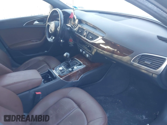 2015 Audi A6 Premium Plus with VIN WAUFGAFC1FN004306, listed as a IAAI auction lot 41244953 with Not provided miles and . Bid and sale history available at DreamBid. Image 5.