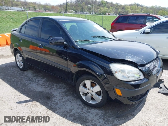 2008 Kia Rio LX with VIN KNADE123X86323641, listed as a IAAI auction lot 41985631 with 175,102 mi miles and . Bid and sale history available at DreamBid. Image 1.