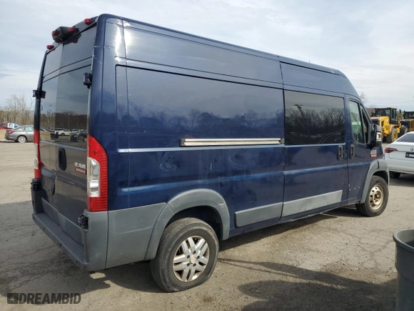 2015 Ram ProMaster Cargo Van with VIN 3C6TRVDD1FE508787, listed as a Copart auction lot 53852555 with 197,726 mi miles and Clean Title. Bid and sale history available at carsss.com. Image 3.