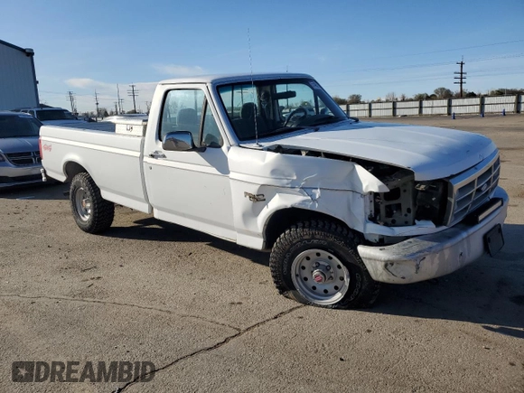 1993 Ford F-150 with VIN 2FTEF14Y2PCA76591, listed as a Copart auction lot 51485965 with 0 mi miles and Salvage Title. Bid and sale history available at carsss.com. Image 4.