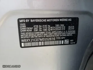 2021 BMW X2 xDrive28i with VIN WBXYJ1C07M5S52616, listed as a Copart auction lot 70234144 with 96,459 mi miles and Salvage Title. Bid and sale history available at carsss.com. Image 13.