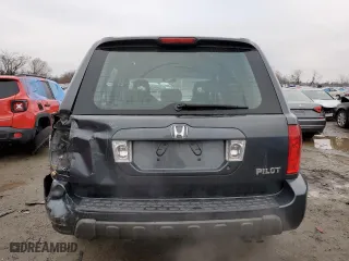 2004 Honda Pilot LX with VIN 2HKYF18164H543186, listed as a Copart auction lot 43114525 with 139,823 mi miles and Salvage Title. Bid and sale history available at carsss.com. Image 6.
