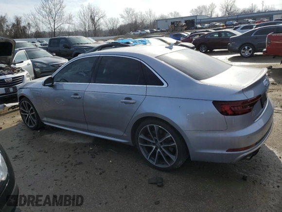 2018 Audi S4 Prestige with VIN WAUC4AF49JA131549, listed as a Copart auction lot 44696114 with 85,232 mi miles and Salvage Title. Bid and sale history available at carsss.com. Image 2.