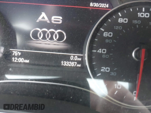 2016 Audi A6 Premium Plus with VIN WAUFGAFCXGN034227, listed as a IAAI auction lot 42582791 with 133,267 mi miles and . Bid and sale history available at DreamBid. Image 15.