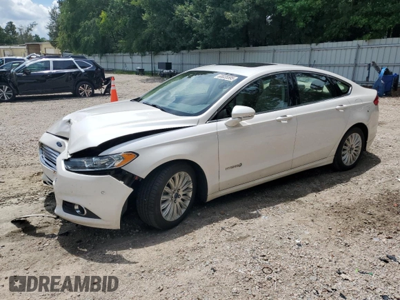 2015 Ford Fusion SE Hybrid with VIN 3FA6P0LU1FR210884, listed as a Copart auction lot 60035595 with 125,798 mi miles and Salvage title. Bid and sale history available at DreamBid. Image 1.