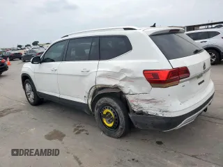 2019 Volkswagen Atlas SE with VIN 1V2WR2CA4KC534215, listed as a Copart auction lot 53889295 with 98,097 mi miles and Salvage title. Bid and sale history available at DreamBid. Image 2.