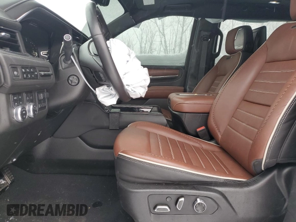 2023 GMC Yukon Denali Ultimate with VIN 1GKS2EKL6PR491207, listed as a Copart auction lot 42675175 with 25,213 mi miles and Salvage Title. Bid and sale history available at carsss.com. Image 7.