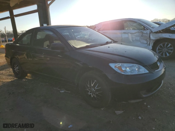 2004 Honda Civic LX with VIN 1HGEM22594L042056, listed as a Copart auction lot 43765135 with 182,993 mi miles and Salvage Title. Bid and sale history available at carsss.com. Image 4.