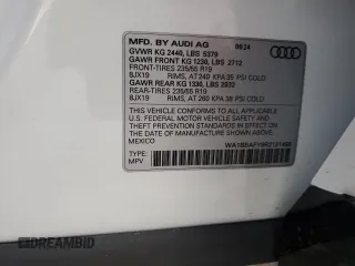 2024 Audi Q5 Premium Plus z VIN WA1BBAFY8R2131498, wystawiony jako Copart lot #44317935 z przebiegiem Nie podano mil oraz Szkoda całkowita • Salvage title. Historia ofert i sprzedaży dostępna na DreamBid. Obrazek 14.