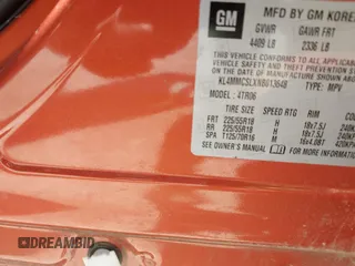 2022 Buick Encore GX Preferred с VIN KL4MMCSLXNB013648, выставлен на аукционе IAAI как лот 42392155 с пробегом 24 563 миль миль и . История ставок и продаж доступна на DreamBid. Изображение 9.