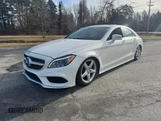 2015 Mercedes-Benz CLS 400 with VIN WDDLJ6HB8FA133567, listed as a Copart auction lot 87459854 with 114,576 mi miles and Clean title. Bid and sale history available at DreamBid. Image 2.