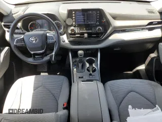 2021 Toyota Highlander L with VIN 5TDCZRAH8MS074491, listed as a Copart auction lot 60289405 with 54,589 mi miles and Salvage title. Bid and sale history available at DreamBid. Image 8.