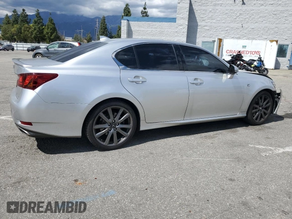 2015 Lexus GS 350 with VIN JTHBE1BL4FA018039, listed as a Copart auction lot 51699385 with 157,609 mi miles and Salvage Title. Bid and sale history available at carsss.com. Image 3.