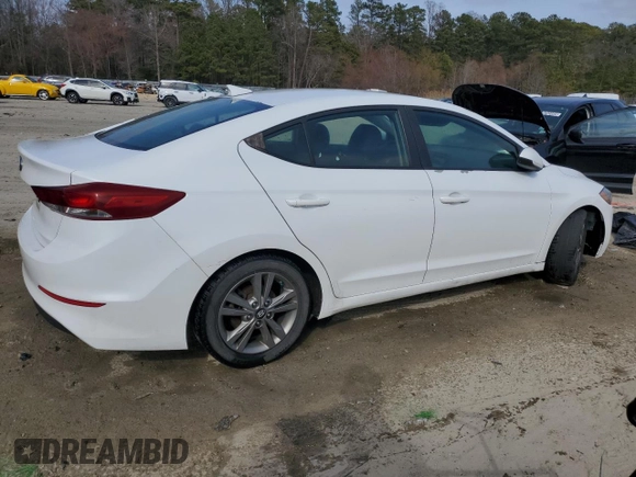 2018 Hyundai Elantra SEL with VIN 5NPD84LF4JH313686, listed as a Copart auction lot 49283555 with 161,380 mi miles and Salvage Title. Bid and sale history available at DreamBid. Image 3.