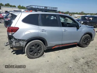 2021 Subaru Forester Special Sports with VIN JF2SKARC0MH437625, listed as a Copart auction lot 55021485 with 58,930 mi miles and Salvage title. Bid and sale history available at DreamBid. Image 3.