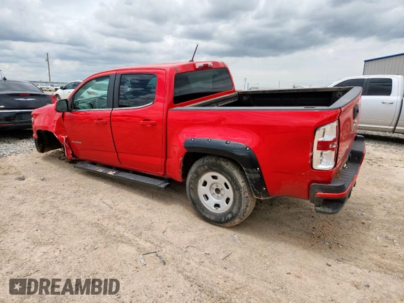 2020 Chevrolet Colorado 2WD Work Truck with VIN 1GCGSBEN3L1216139, listed as a Copart auction lot 61880755 with 84,944 mi miles and Salvage title. Bid and sale history available at DreamBid. Image 2.