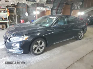 2018 Honda Accord EX-L with VIN 1HGCV1F54JA021910, listed as a Copart auction lot 65116905 with 45,585 mi miles and Salvage title. Bid and sale history available at DreamBid. Image 1.