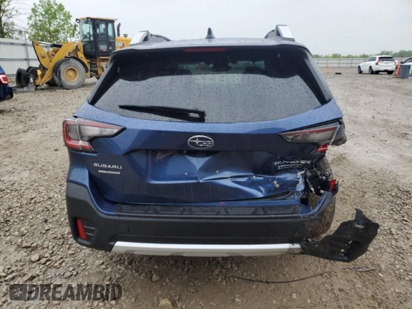 2021 Subaru Outback Touring with VIN 4S4BTAPC7M3117192, listed as a Copart auction lot 58493835 with 55,541 mi miles and Non repairable. Bid and sale history available at DreamBid. Image 6.