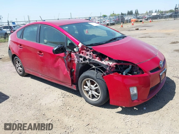 2010 Toyota Prius II with VIN JTDKN3DU6A0240342, listed as a IAAI auction lot 42151133 with 208,355 mi miles. Bid and sale history available at carsss.com. Image 1.