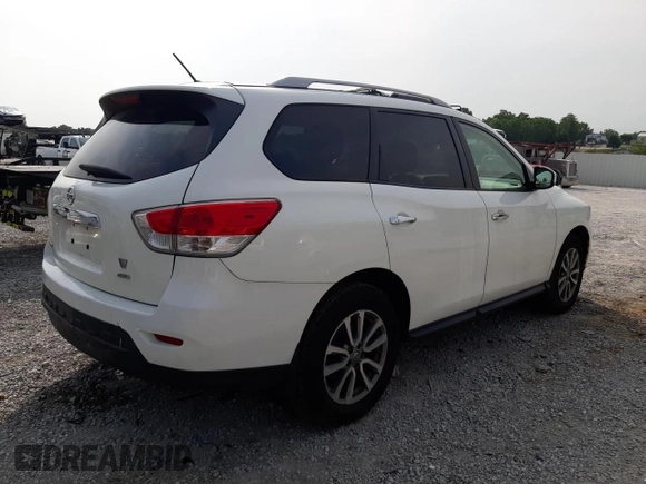 2016 Nissan Pathfinder S with VIN 5N1AR2MM9GC661579, listed as a Copart auction lot 63883934 with 147,497 mi miles and Salvage title. Bid and sale history available at DreamBid. Image 3.