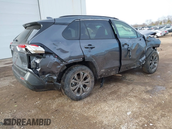 2024 Toyota RAV4 Hybrid XLE Premium with VIN JTMB6RFV8RD151477, listed as a IAAI auction lot 41538619 with 2,294 mi miles. Bid and sale history available at carsss.com. Image 4.