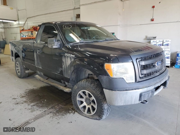 2013 Ford F-150 XL with VIN 1FTNF1EF8DKD28977, listed as a Copart auction lot 88027585 with 150,373 mi miles and Salvage Title. Bid and sale history available at carsss.com. Image 4.