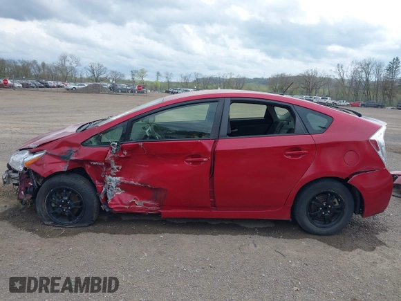 2012 Toyota Prius One with VIN JTDKN3DU0C1520187, listed as a IAAI auction lot 42070196 with 191,023 mi miles. Bid and sale history available at carsss.com. Image 15.