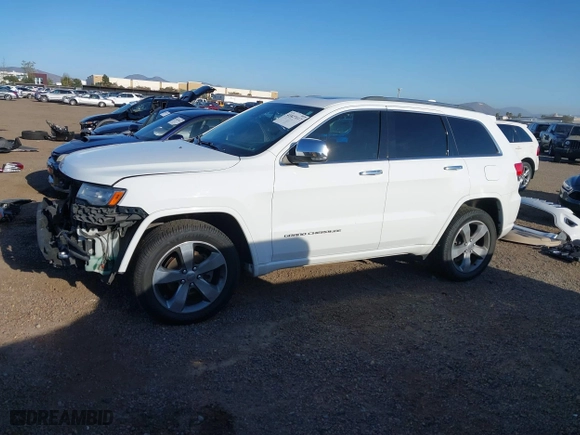 2014 Jeep Grand Cherokee Overland with VIN 1C4RJFCG8EC162271, listed as a IAAI auction lot 41827017 with 183,447 mi miles. Bid and sale history available at carsss.com. Image 15.