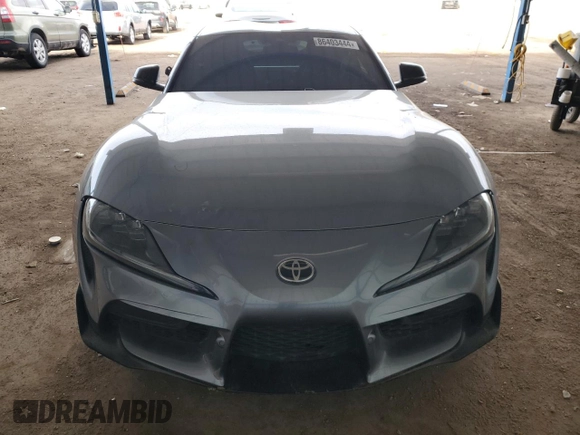 2021 Toyota GR Supra 3.0 with VIN WZ1DB0C09MW036216, listed as a Copart auction lot 86403444 with 14,800 mi miles and Salvage Title. Bid and sale history available at carsss.com. Image 5.