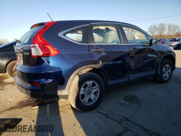2015 Honda CR-V LX with VIN 5J6RM4H31FL119209, listed as a Copart auction lot 47818315 with 143,023 mi miles and Salvage Title. Bid and sale history available at DreamBid. Image 3.
