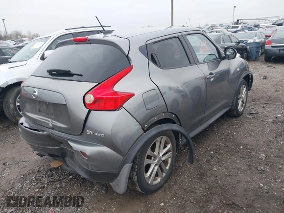 2011 Nissan Juke SL with VIN JN8AF5MV6BT007384, listed as a IAAI auction lot 42025909 with 202,840 mi miles. Bid and sale history available at carsss.com. Image 4.